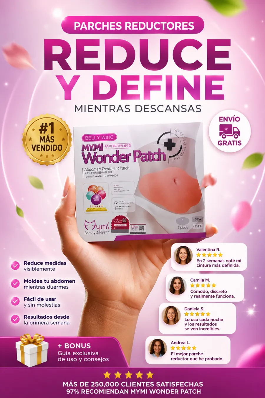Creativo de parches reductores